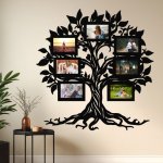 dřevo života Dřevěný fotorámeček Strom příběhů Zvolte barvu dekoru: Černá, Velikost fotografie: 10x15 – Sleviste.cz