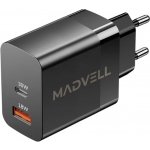 Madvell USB-C/A 30W černá – Zboží Živě