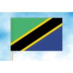 LIBEA, s.r.o. Vlajka Tanzanie Rozměr: 100×150 cm, Uchycení: Návlek na žerď – Hledejceny.cz