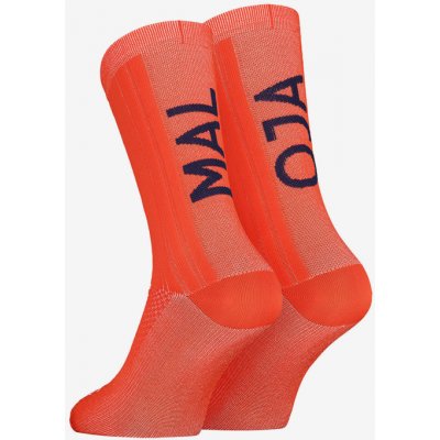 Maloja pánské ponožky Pushbikers Aerosocks Oranžové