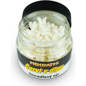 Mikbaits Červi v dipu 50ml Smradlavý sýr