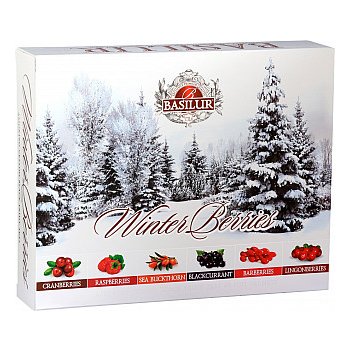 Basilur Winter Berries Assorted 60 gastro sáčků