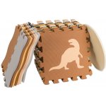 KIK KX5421 Pěnové puzzle 143 cm x 143 cm x 1 cm 36 dílků dinosauři – Hledejceny.cz