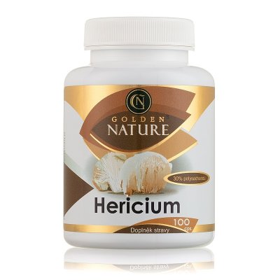 Golden Nature Hericium 30% polysacharidů 100 kapslí