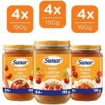 Sunar masozeleninový mix příchutí 8m+ 12 x 190 g – Zboží Dáma