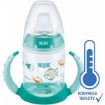Nuk First Choice lahev na účení s kontrolou teploty zelená 150 ml – Zboží Dáma