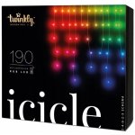Světelný řetěz venkovní Twinkly rampouchy 190 LED RGB Bluetooth WIFI 5m – Hledejceny.cz