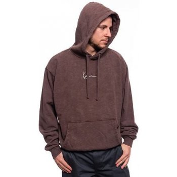 Karl Kani Small Signature OS Washed Heavy Sweat Landscape Hoodie brown