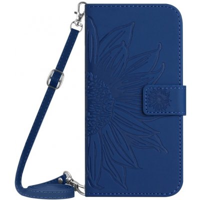 VSECHNONAMOBIL 59039 ART SUN FLOWER Peněženkové pouzdro s řemínkem Sony Xperia 10 V modré – Zboží Živě