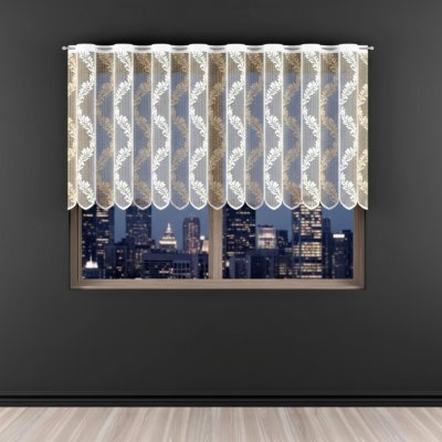 Dekorační metrážová vitrážová záclona MARGITA krémová výška 90 cm MyBestHome – Zboží Dáma Dekorační metrážová vitrážová záclona MARGITA krémová výška 90 cm MyBestHome – Zboží Dáma