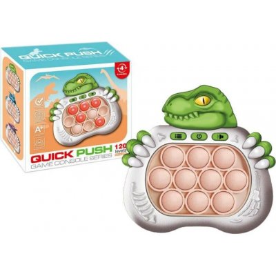 Leantoys Dinosaurus Pop It Světla na baterie Zvuky Zelená – Sleviste.cz