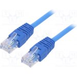 Gembird PP12-0.25M/B Patch RJ45, cat. 5e, UTP, 0,25m, modrý – Zboží Živě