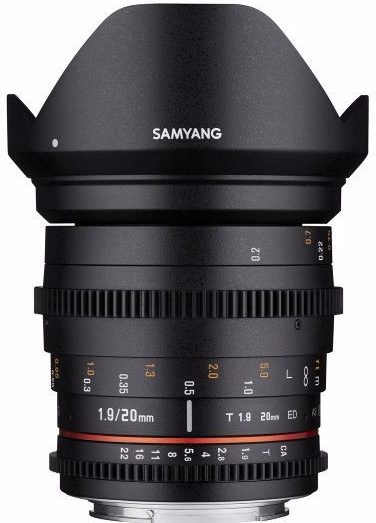 Samyang 20mm T1,9 ED AS UMC Nikon