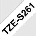Brother TZe-S261 bílá černá 36 mm – Zboží Dáma