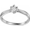 Prsteny iZlato Forever zásnubní prsten z bílého zlata s diamantem Waiana IZBR501
