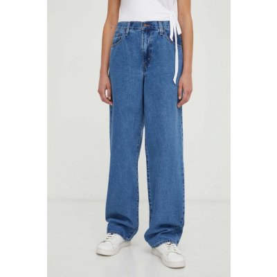 Levi's BAGGY DAD dámské džíny high waist A3494.0013 modrá