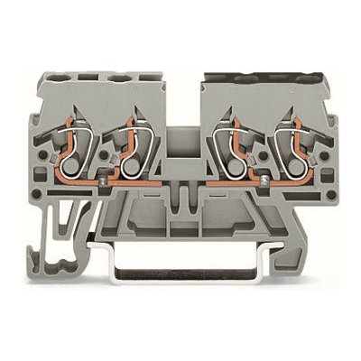 WAGO Svorka 870-826 dvojitá průchozí 2,5 mm² boční a středový popis, šedá 870-826 – Hledejceny.cz