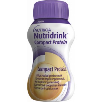 NUTRIDRINK COMPACT PROTEIN S PŘÍCHUTÍ HŘEJIVÉHO ZÁZVORU POR SOL 4X125ML