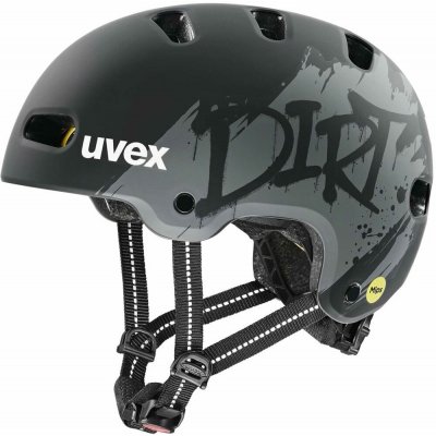 UVEX KID 4 STYLE MIPS DIRT BLACK MATT 2026 – Zboží Dáma