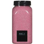 Dekorační písek v dóze, Mica, 650 ml, růžový – Hledejceny.cz