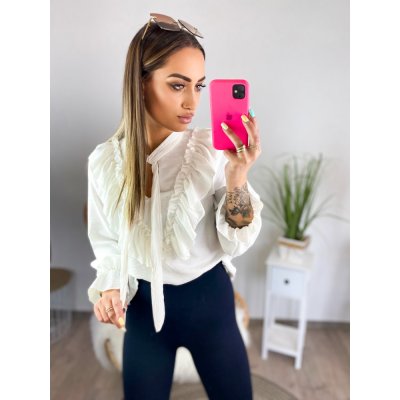 Dámská luxusní halenka v bílé – Zboží Dáma