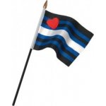 Leatherpride flag on stick kožeňácká vlajka 15 x 10 cm – Zboží Dáma