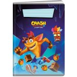 Argus Školní Sešit linkovaný s okrajem 544 Crash Bandicoot Boy A5 – Zboží Dáma