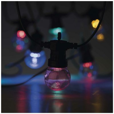 Emos DCPM01 LED světelný řetěz 10× párty žárovky 5m multicolor – Hledejceny.cz