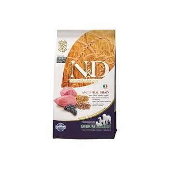 N&D Ancestral Grain Dog Adult Medium & Maxi Lamb & Blueberry 2 x 12 kg