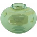 Zelená ručně foukaná skleněná váza - Ø 15*11 cm - Clayre & Eef – Hledejceny.cz