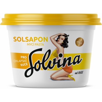 Solvina Solsapon mycí pasta na ruce s pilinami 500 g