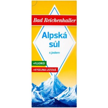 Bad Reichenhaller alpská sůl s jodem fluoridem a kyselinou listovou 500 g