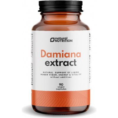 Natural Nutrition Damiana extrakt kapsle 90 kapslí – Hledejceny.cz
