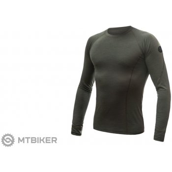 Sensor Merino air pánské triko dl.rukáv olive green