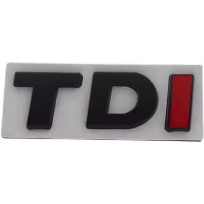 Nápis na kapotu TDI black+red malé | Zboží Auto