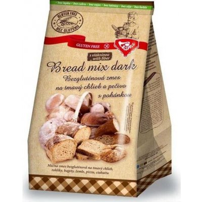 Liana BREAD MIX DARK bez lepku 1 kg – Zboží Mobilmania