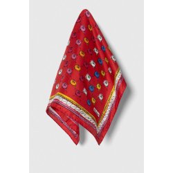 Moschino hedvábný kapesníček M5760.50347 červená