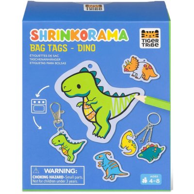 Tiger Tribe Shrinkorama Bag Tags Dino – Hledejceny.cz
