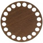 Dno na košík walnut, kruh 10cm – Zboží Mobilmania