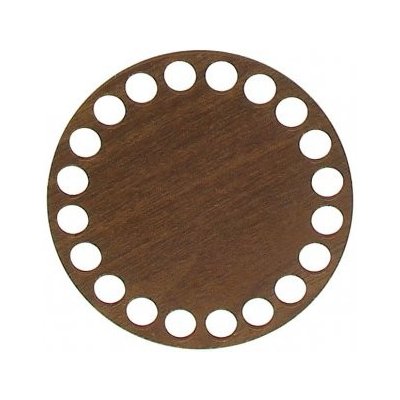 Dno na košík walnut, kruh 10cm – Zboží Mobilmania