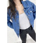 Gourd jeans Denim GD6036-K modrá – Zboží Dáma