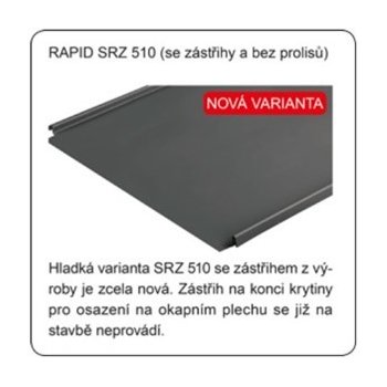 Satjam Rapid SRZ 510 PE25 stříbrná 1 m²