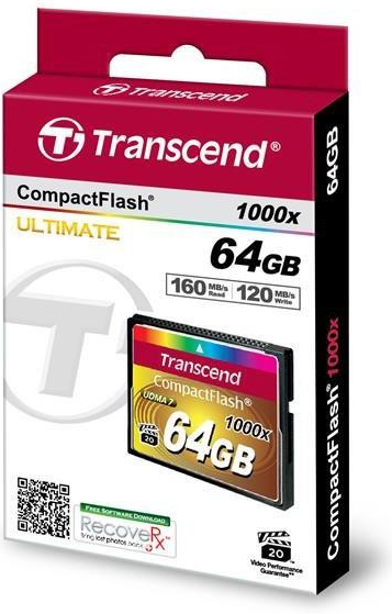 Transcend CompactFlash 64 GB TS64GCF1000