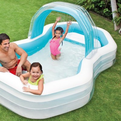 Intex 57198 Family Cabana Pool 310 x 188 x 130 cm – Zboží Mobilmania