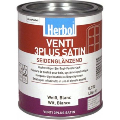 Herbol Venti 3 plus satin 0,75 l bílá