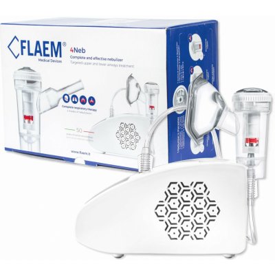 Flaem Nejmodernější inhalátor. 4Neb s nebulizéry RF9 – Zboží Mobilmania