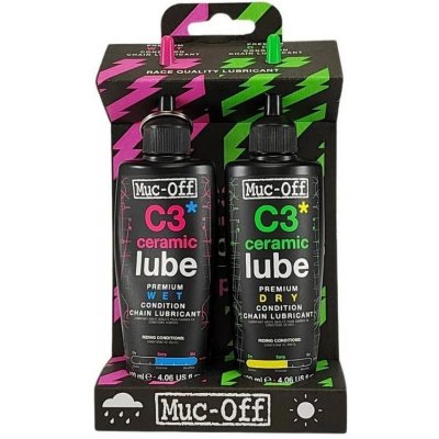 Muc-Off C3 Wet and Dry Lube 2x 120 ml – Zbozi.Blesk.cz