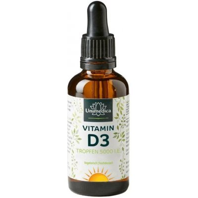 Unimedica Vitamin D3 5000 IU kapky 50 ml – Hledejceny.cz