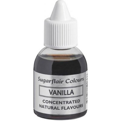 Sugarflair Colours 100% přírodní tekutá esence - Vanilka 30 ml
