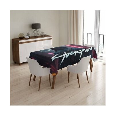 Sablio Ubrus Cyberpunk 2077 Pohled do města 130x130 cm – Hledejceny.cz